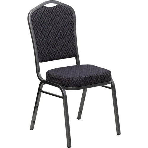 Flash Furniture HERCULES Series Crown Back Stacking Banquet Chair with Patterned Fabric(FLA-HF-C01-GG) - SchoolOutlet