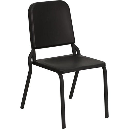 Flash Furniture HERCULES Series Black High Density Stackable Melody Band/Music Chair(FLA-HF-MUSIC-GG) - SchoolOutlet