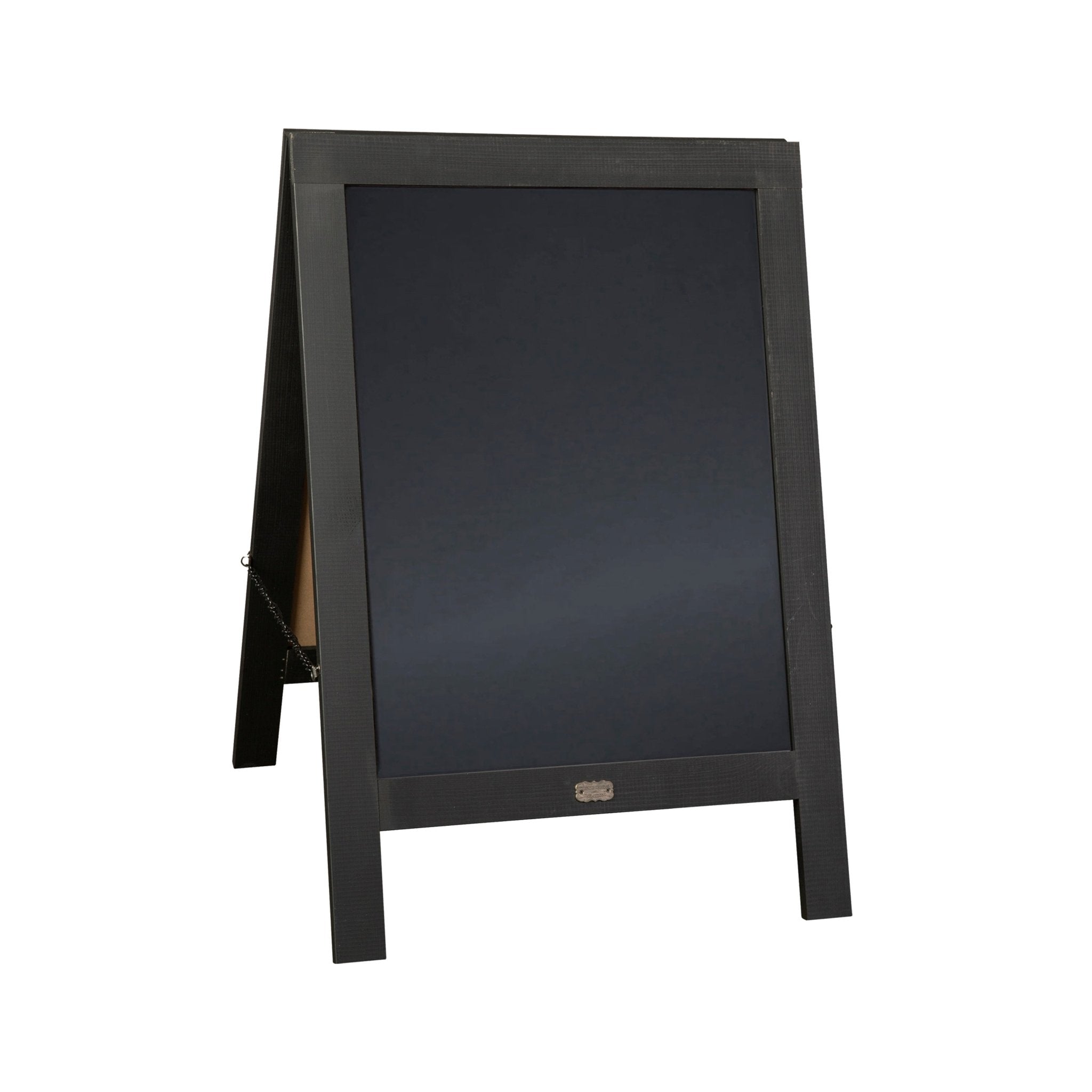 CHALKBOARD OPEN Flag - Black or White Canvas - double sided * outdoor canvas outlet * pole & bracket included *