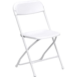 Flash Furniture HERCULES Series 650 lb. Capacity Comfortable Event Premium Plastic Folding Chair (FLA-LE-L-3-GG)