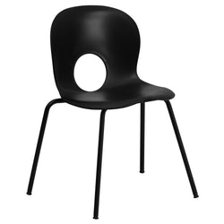 HERCULES Series 770 lb. Capacity Designer Plastic Stack Chair with Frame
