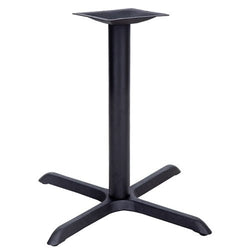 Flash Furniture 30'' x 30'' Restaurant Table X-Base with 3'' Dia. Table Height Column(FLA-XU-T3030-GG)