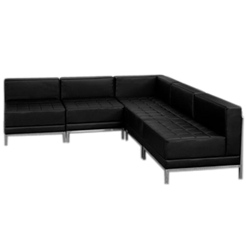Flash Furniture HERCULES Imagination Series Sectional Configuration(FLA-ZB-IMAG-SECT-SET5-GG) - SchoolOutlet