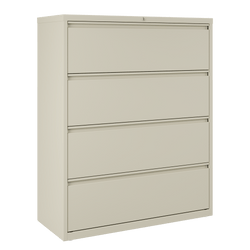 Hirsh 42 inch Wide Metal Lateral File Cabinet for Home and Office, Holds Letter, Legal and A4 Hanging Folders