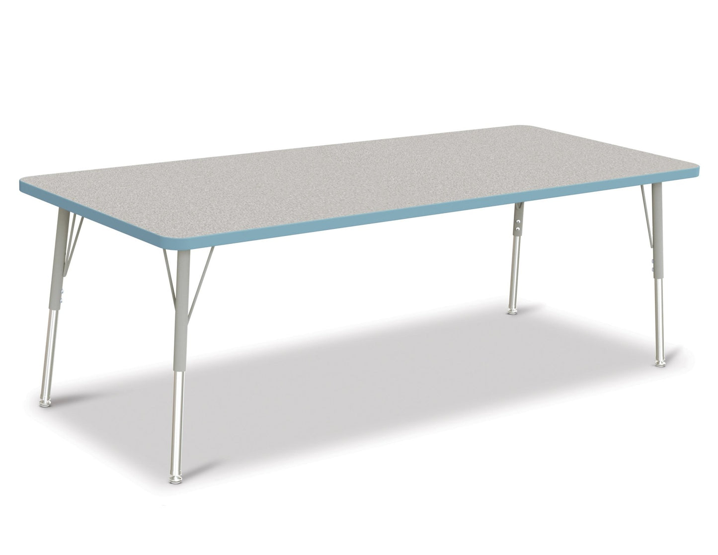 Jonti-Craft Rectangle Activity Table with Heavy Duty Laminate Top (30" x 72") Height Adjustable Legs - 4th Grade to Adult - SchoolOutlet