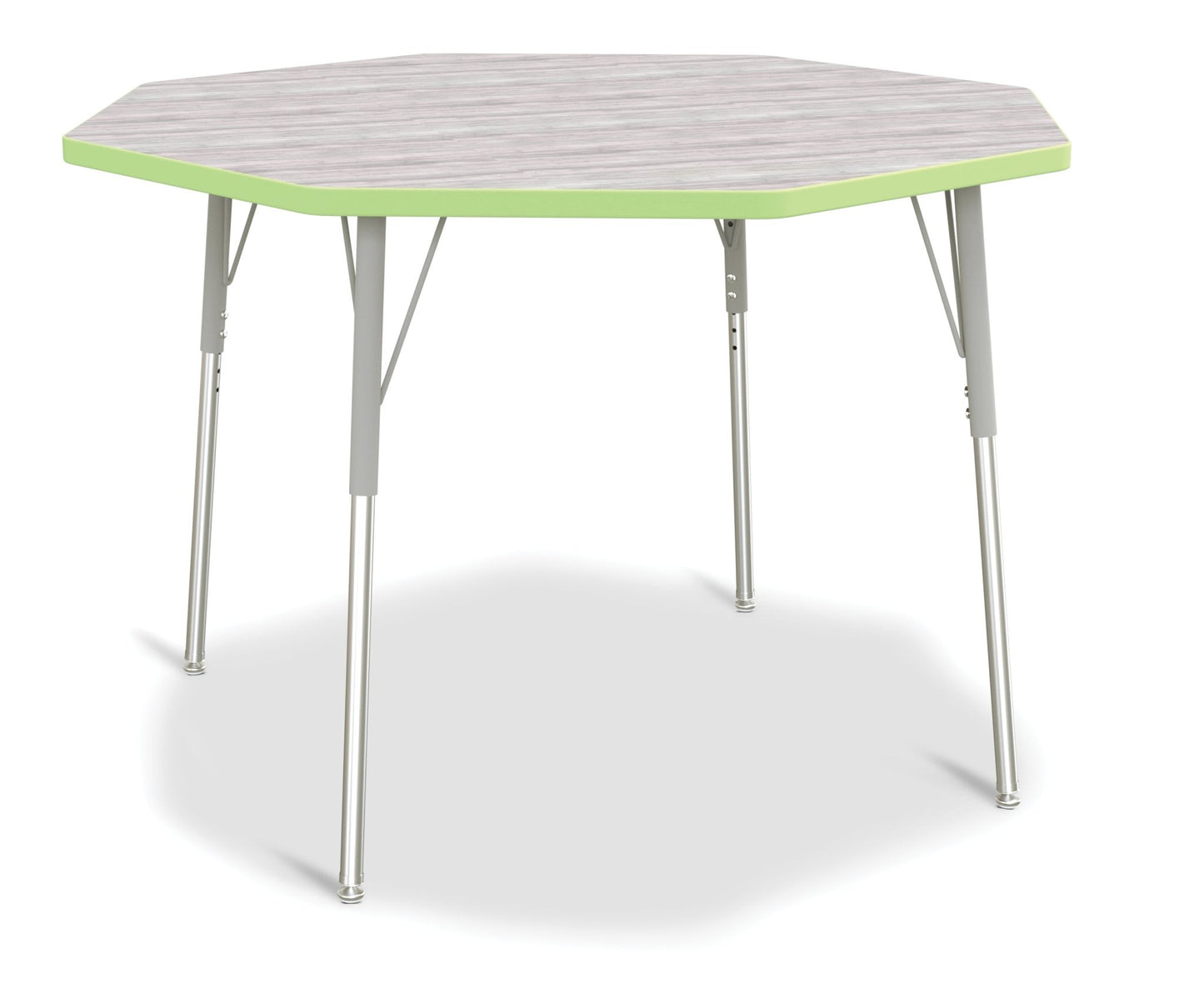 Jonti-Craft Octagon Activity Table with Heavy Duty Laminate Top and Height Adjustable Legs - 4th Grade to Adult - SchoolOutlet