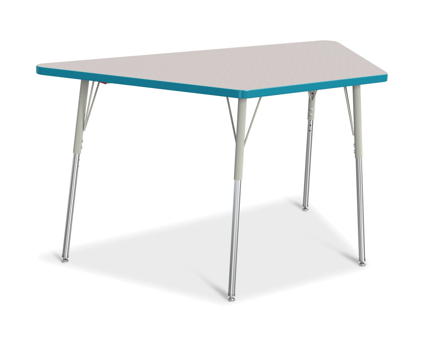 Jonti-Craft Trapezoid Activity Table with Heavy Duty Laminate Top (30" x 60") Height Adjustable Legs - 4th Grade to Adult - SchoolOutlet