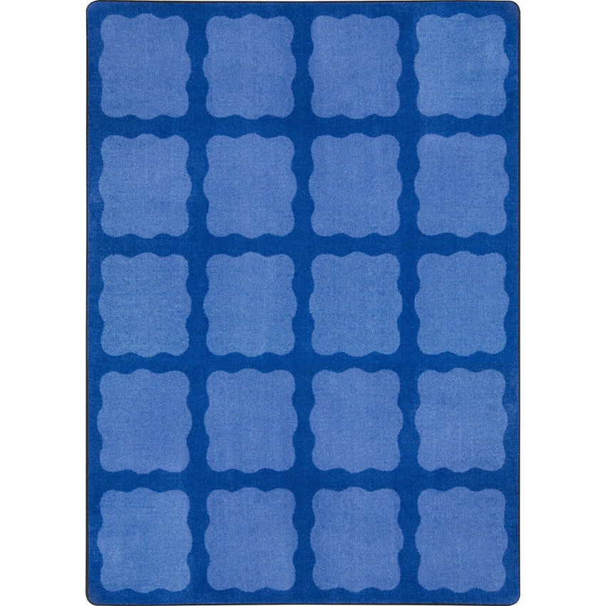 Simply Squares Kid Essentials Collection Area Rug for Classrooms and Schools Libraries by Joy Carpets - SchoolOutlet