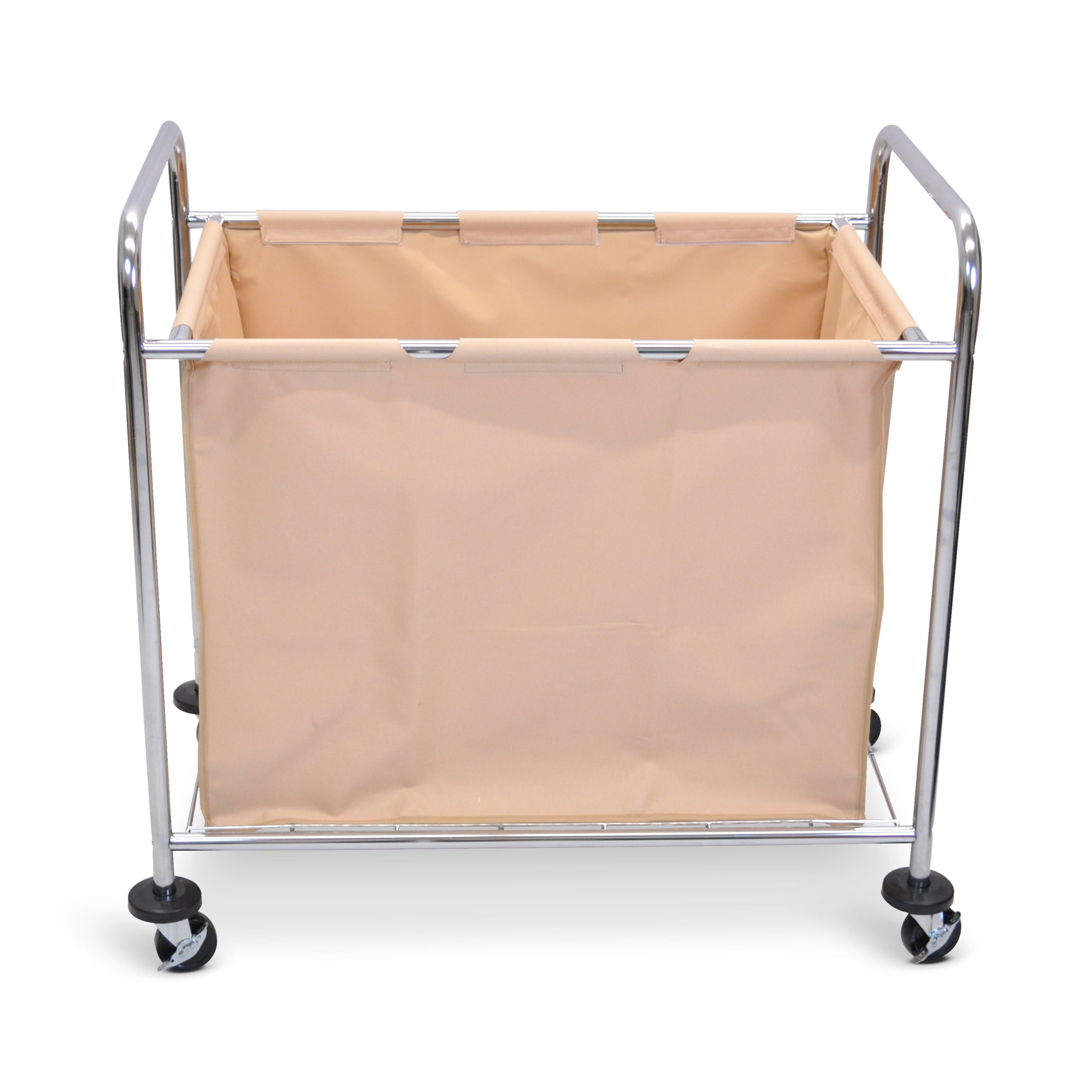 Folding laundry discount cart with wheels