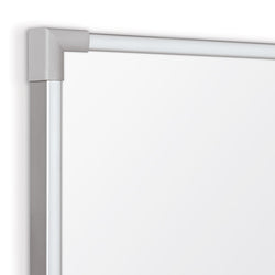 Mooreco Ultra Trim - Porcelain Markerboard Silver - 4'H x 4'W (Mooreco 2029D)