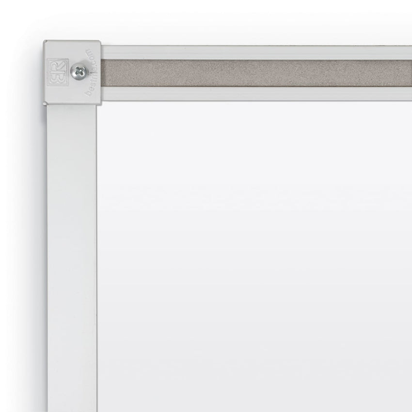 Mooreco Dura-Rite Markerboards + Deluxe Aluminum Trim - 4'H x 4'W (Mooreco 212AD) - SchoolOutlet