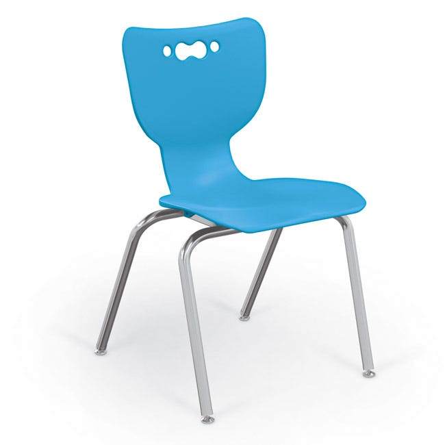 Hierarchy 4-Leg School Chair (12"H - Pre-K to Kindergarten) - 53312 - SchoolOutlet