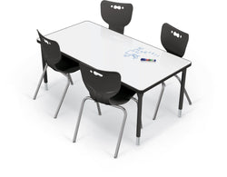 Hierarchy Activity Table + Porcelain Top – 30"D x 60"W Rectangle