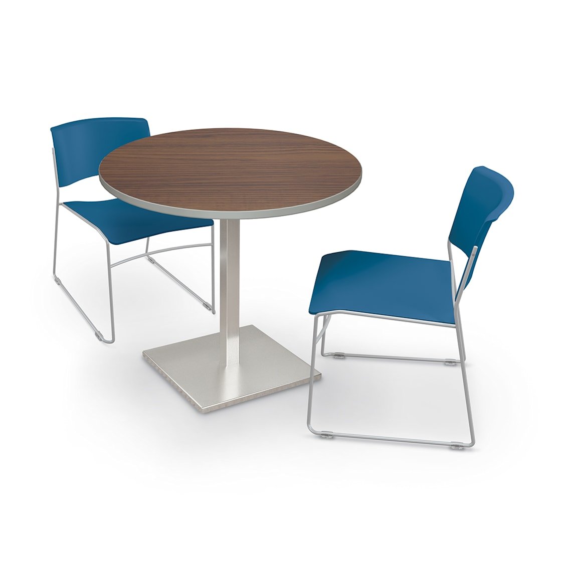 Height Adjustable Height Bistro Table (Round) - 32"W x 32"D x 30"-38"H - 91189 - SchoolOutlet