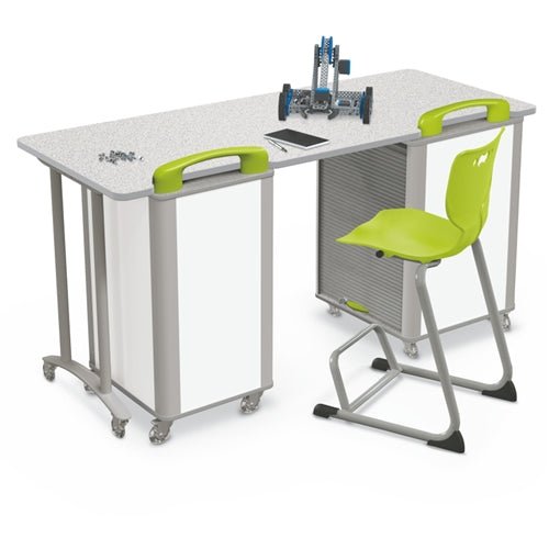 Mooreco Makerspace Mobile Table - 72"W x 30"D (Mooreco 91415) - SchoolOutlet