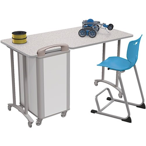 Mooreco Makerspace Mobile Table - 60"W x 30"D (Mooreco 91416) - SchoolOutlet