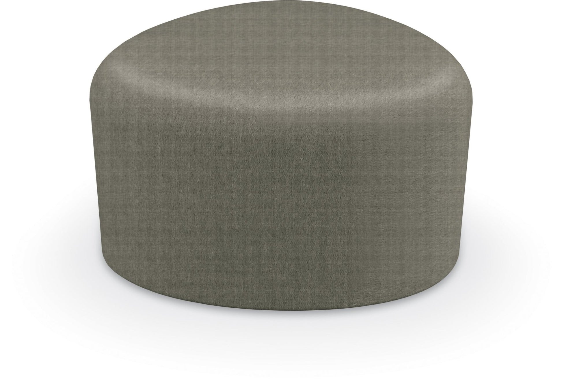 Mooreco Akt Soft Seating Lounge Small Ottoman - Grade 02 Fabric and Powder Coated Sled Legs - SchoolOutlet