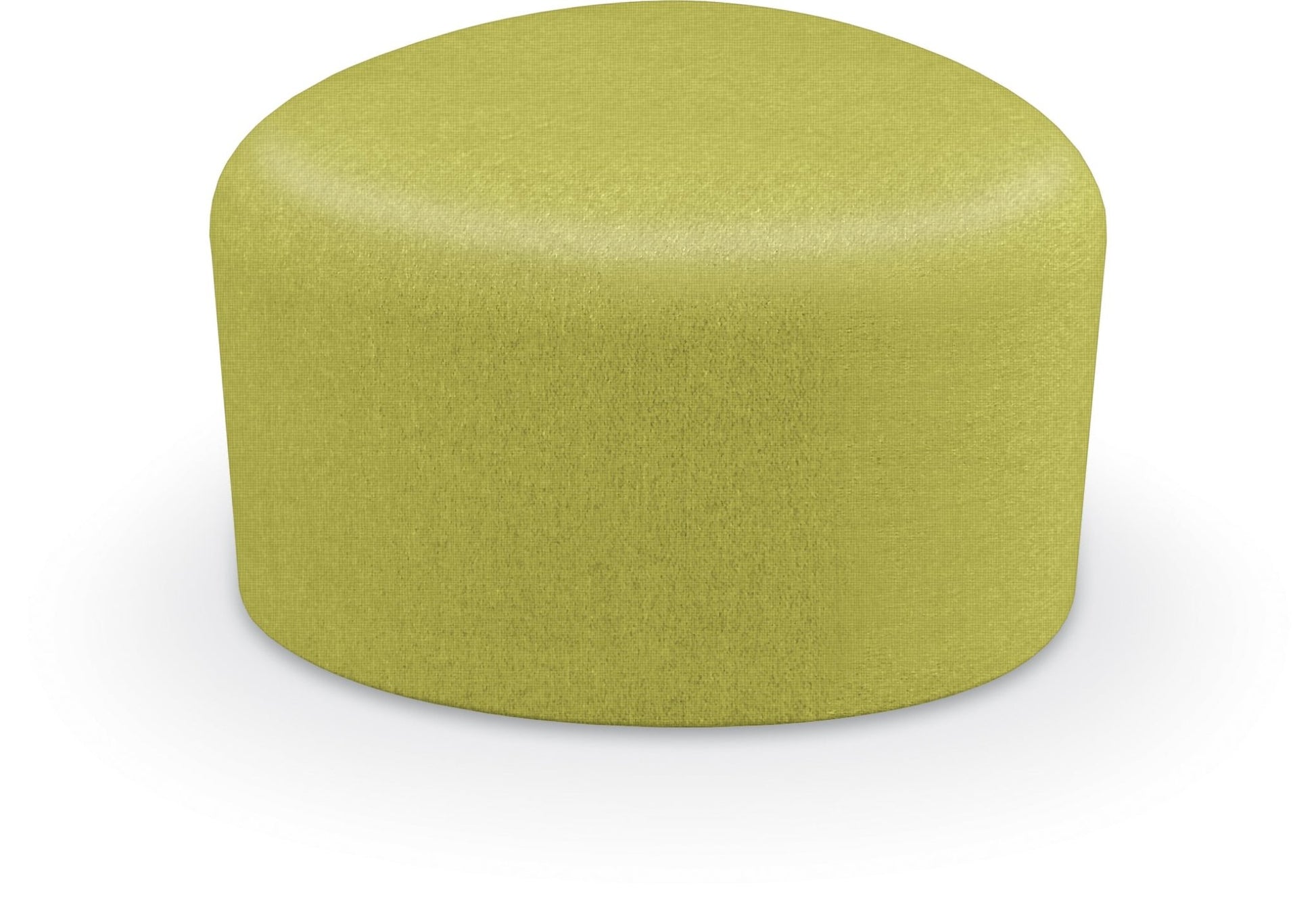 Mooreco Akt Soft Seating Lounge Small Ottoman - Grade 02 Fabric and Powder Coated Sled Legs - SchoolOutlet