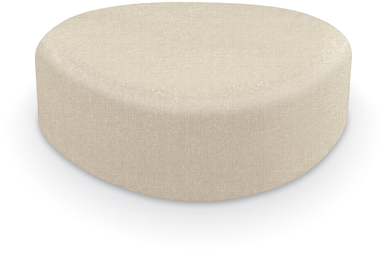 Mooreco Akt Soft Seating Lounge Large Ottoman - Grade 02 Fabric and Powder Coated Sled Legs - SchoolOutlet