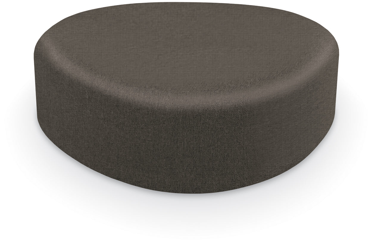 Mooreco Akt Soft Seating Lounge Large Ottoman - Grade 02 Fabric and Powder Coated Sled Legs - SchoolOutlet