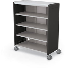 Mooreco Compass Cabinet Maxi H3 - Standard Back and Side Panels - No Doors with Shelves and Casters (MOR-C3A1X1D1X0)