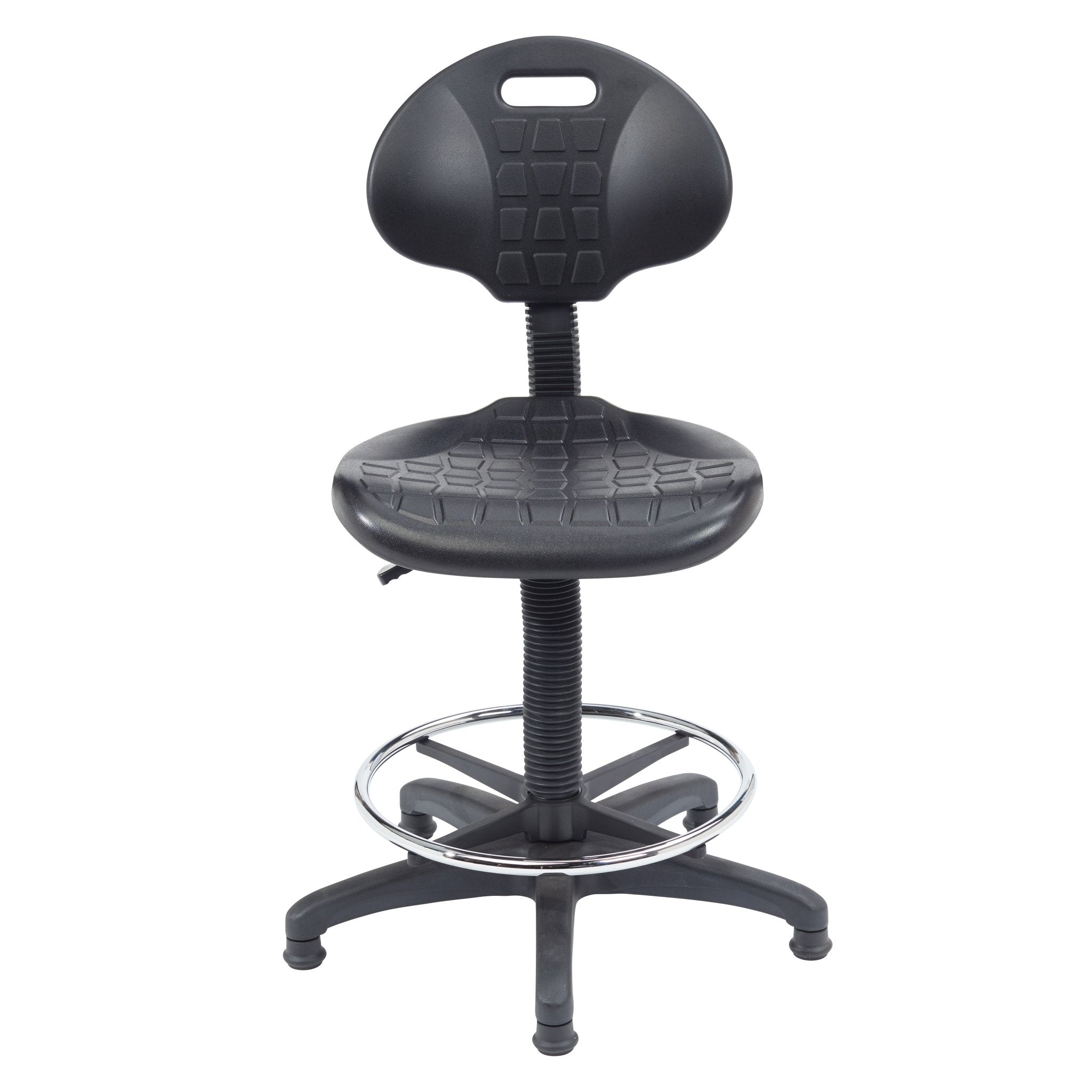 Workbench stool with online backrest