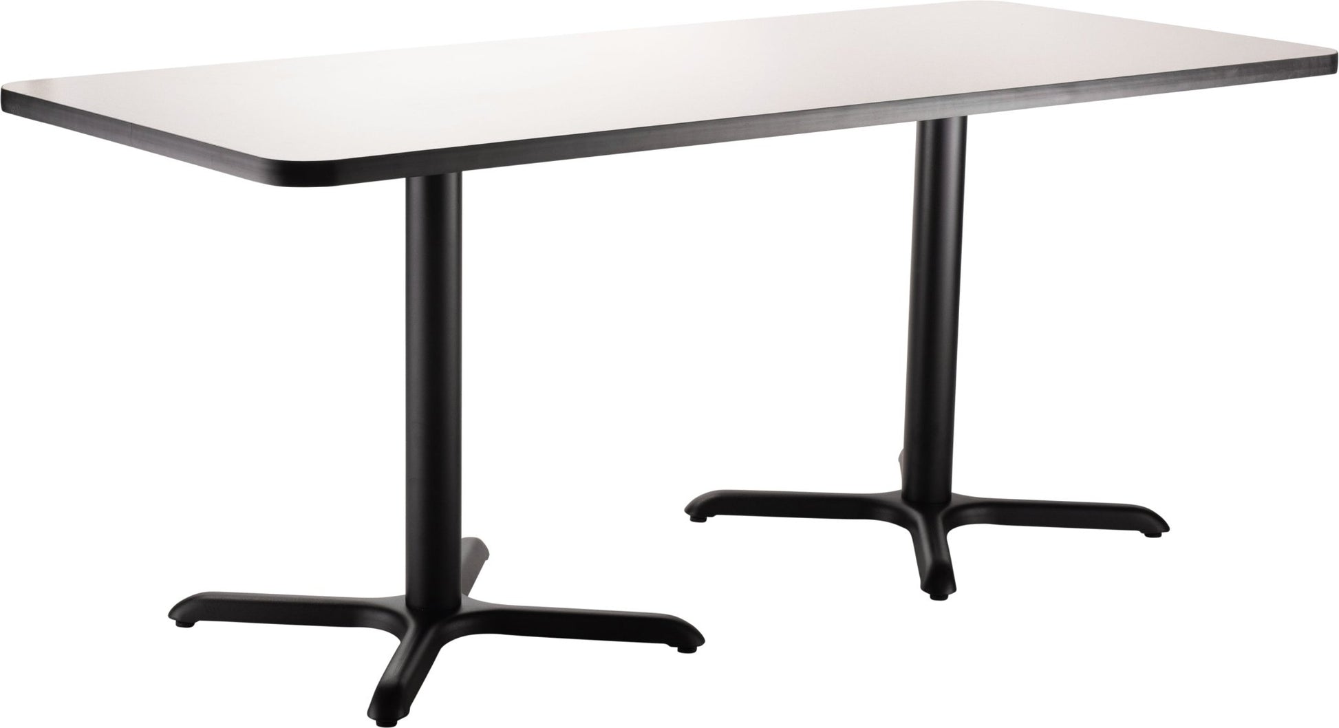 NPS CT23072XD - NPS Cafe Table, 30"x72" Rectangle, "X" Base, 30" Height (National Public Seating NPS-CT23072XD) - SchoolOutlet