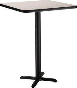 NPS CT32424XB - NPS Cafe Table, 24" Square, "X" Base, 42" Height (National Public Seating NPS-CT32424XB)