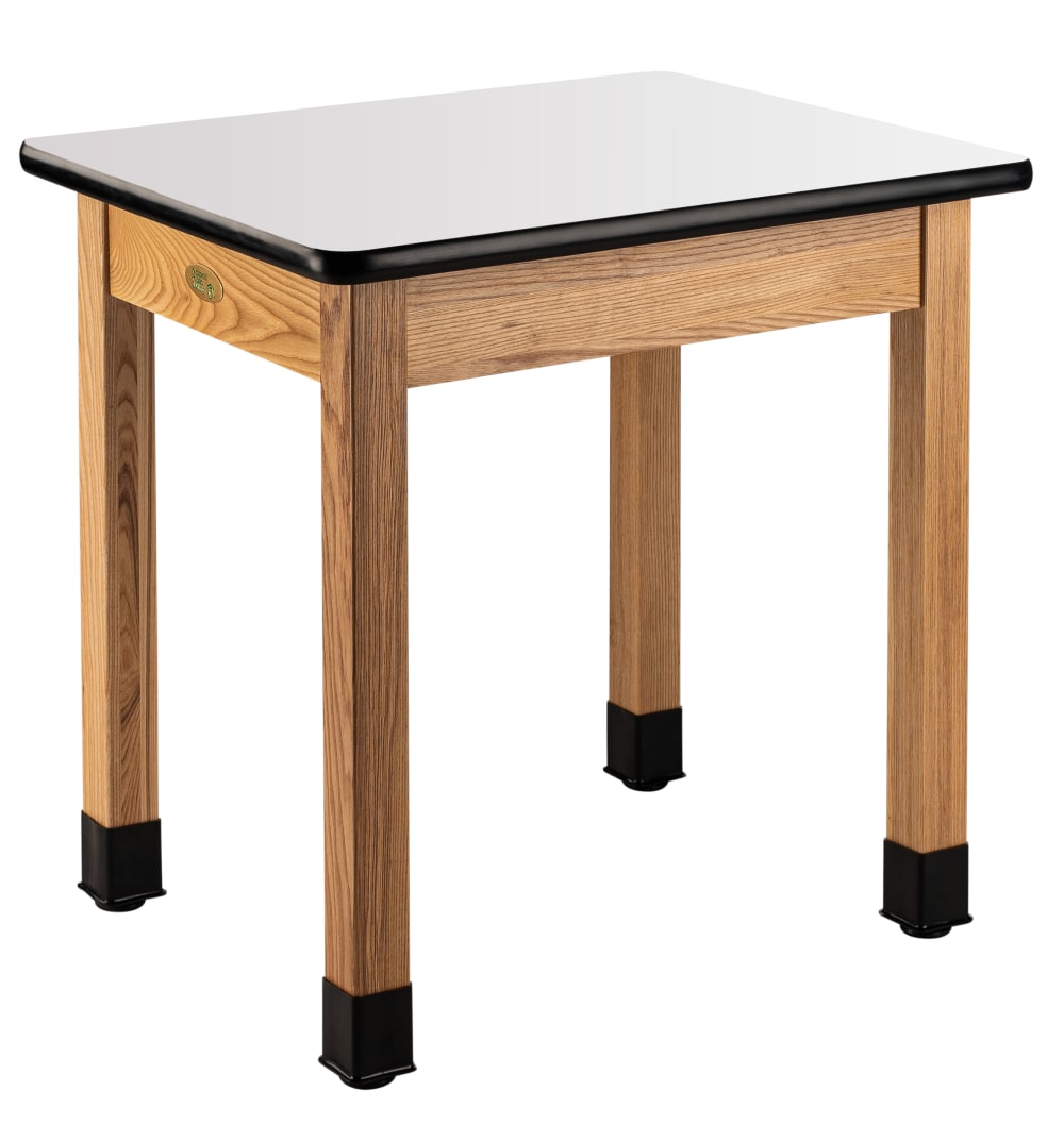 NPS Wood Science Lab Table - 24" x 30" x 30"H (National Public Seating NPS-SLT1-2430) - SchoolOutlet