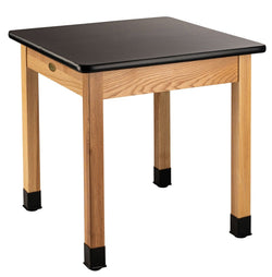 NPS Wood Science Lab Table - 30" x 30" x 30"H (National Public Seating NPS-SLT1-3030)