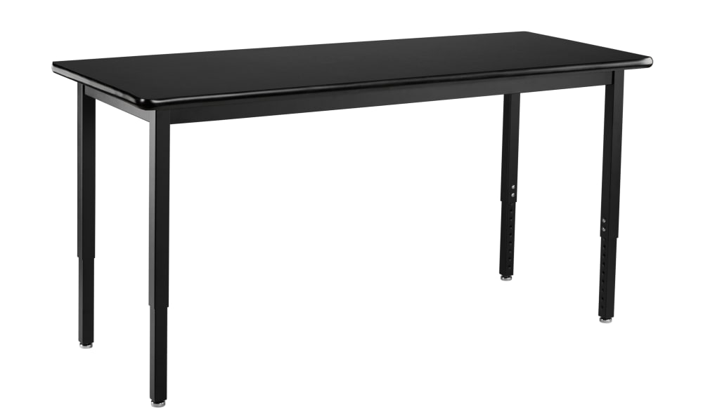 NPS Science Lab Table, 24" X 54", Steel Legs (National Public Seating NPS-SLT3-2454C) - SchoolOutlet