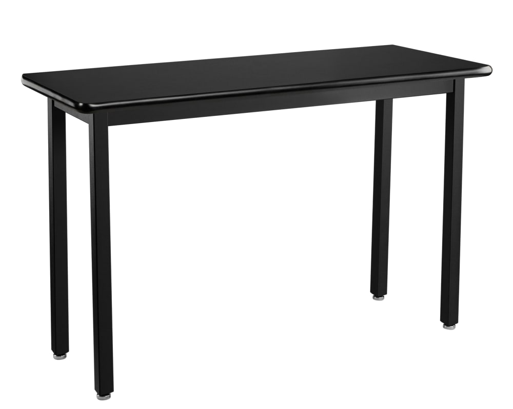 NPS Science Lab Table, 18" X 60", Steel Legs (National Public Seating NPS-SLT3-1860C) - SchoolOutlet