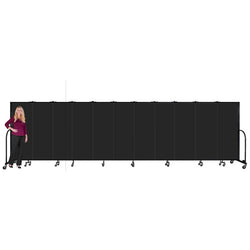 Screenflex FSL6011-WX - 11 Panels Standard Portable Room Divider 20' 5" L x 6' H