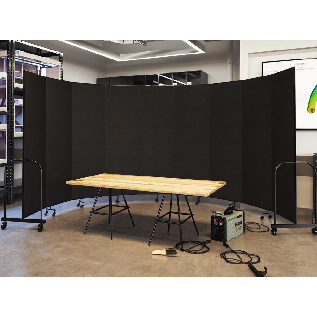 Screenflex FSL6013-WX13 Panels Standard Portable Room Divider 24' 1" L x 6' H - SchoolOutlet